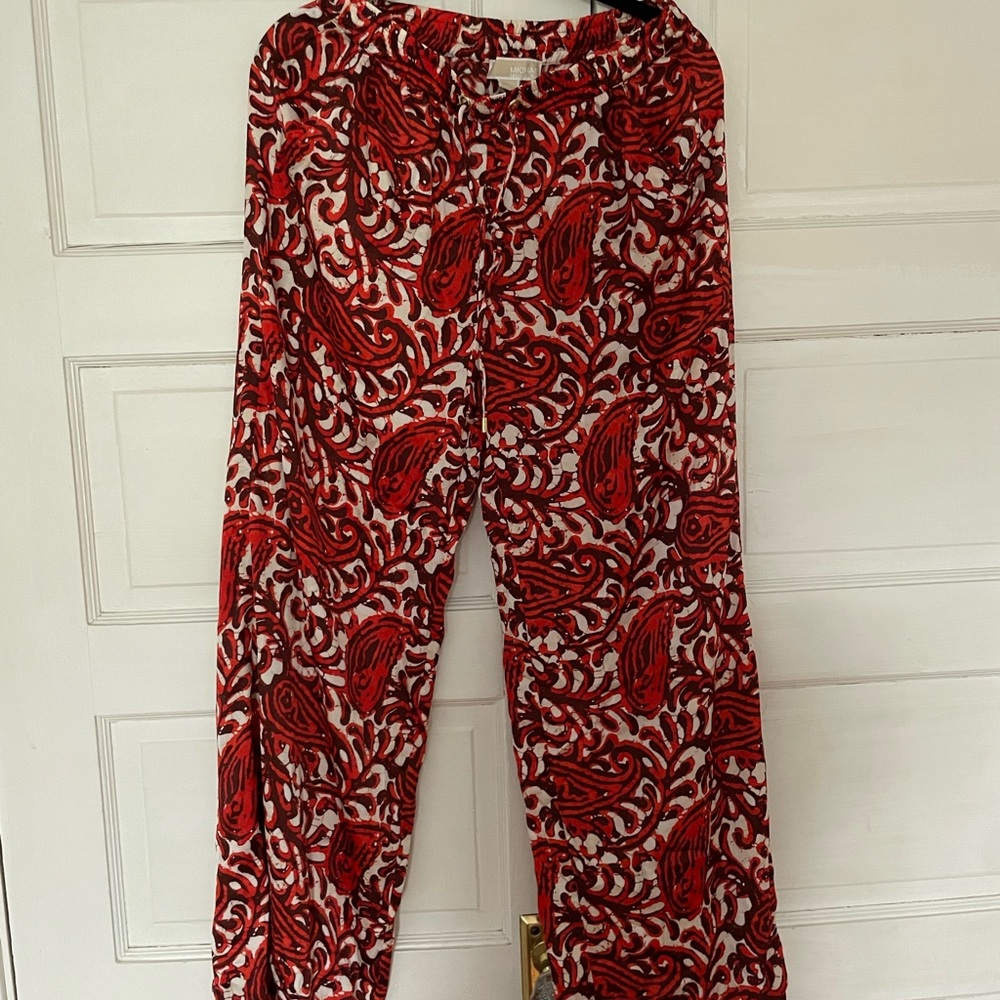 Michael Kors wide leg satin pants